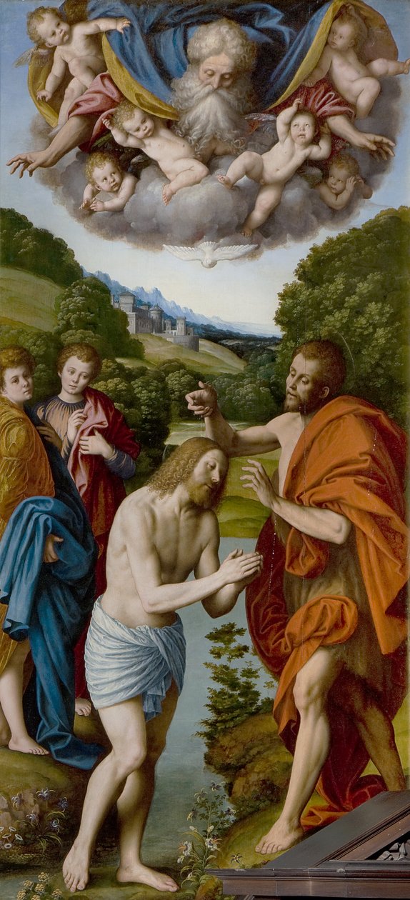 Krisztus keresztsége, 1540 alkotó: Gaudenzio Ferrari