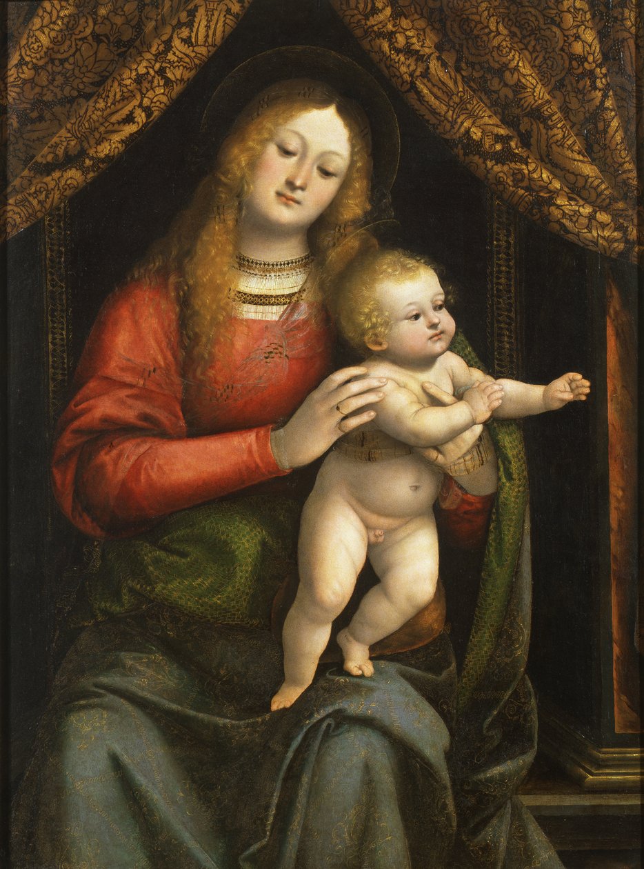 Madonna és gyermeke alkotó: Gaudenzio Ferrari