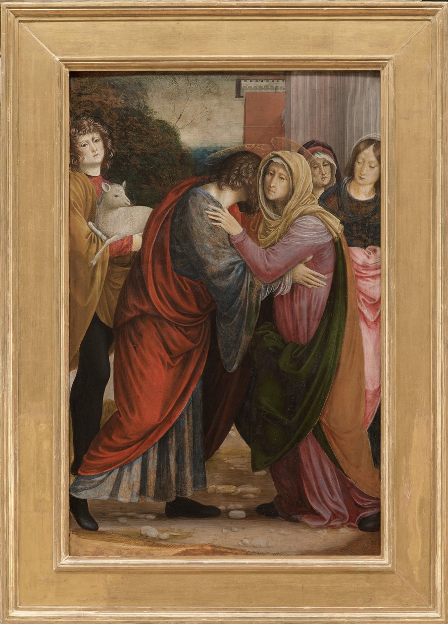 Találkozó az Aranykapunál, 1508-09 alkotó: Gaudenzio Ferrari
