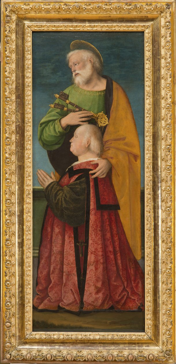 Szent Péter és egy adományozó, 1517-18 alkotó: Gaudenzio Ferrari