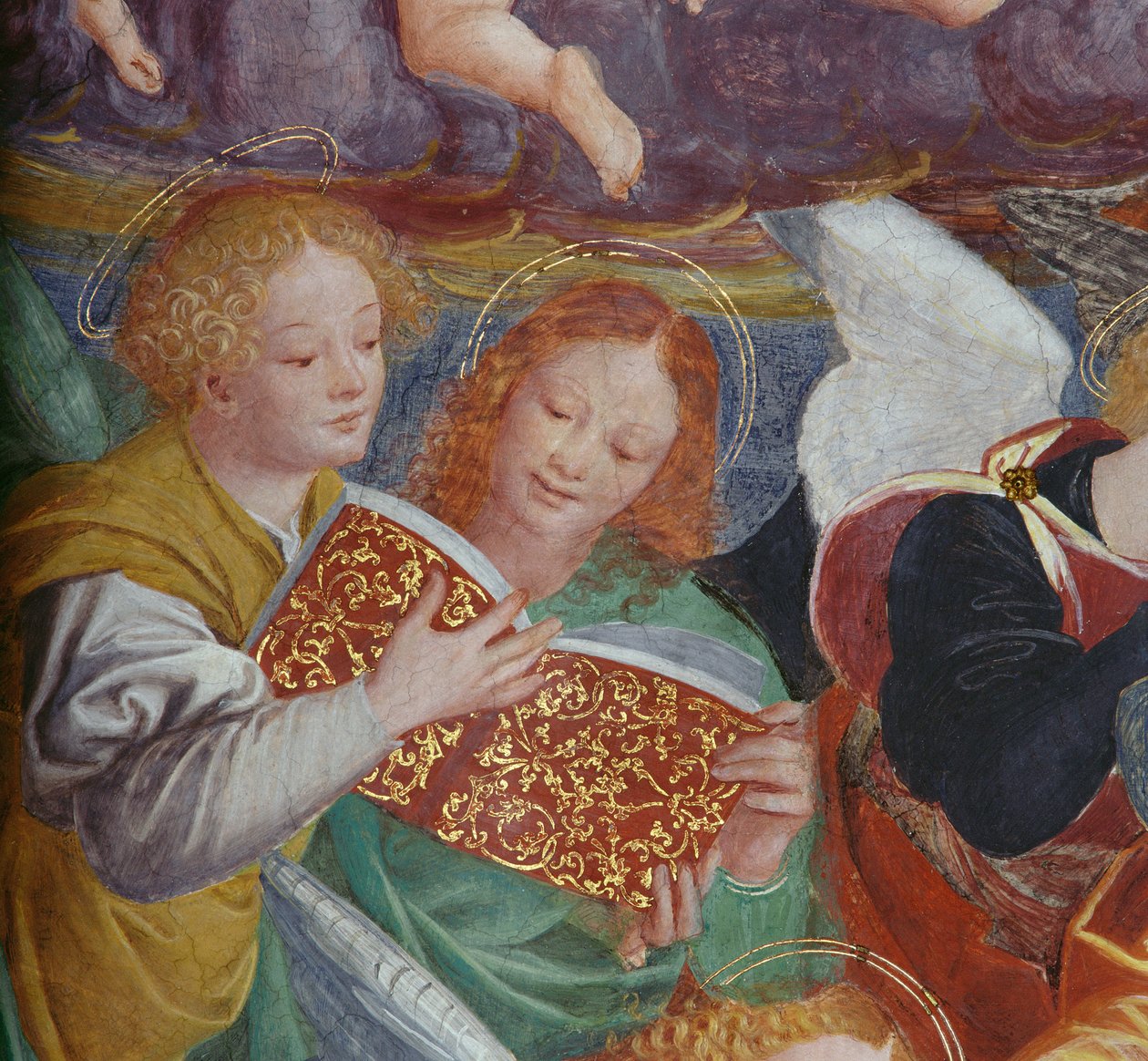 The Concert of Angels, 1534-36 (részlet) (lásd: 175762) alkotó: Gaudenzio Ferrari