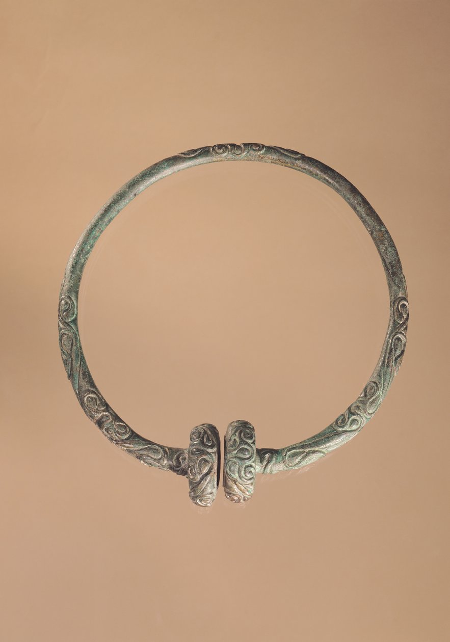 Nyomaték háromkomponensű mintákkal, Kr.e. 5-4. század (bronz) alkotó: Gaulish