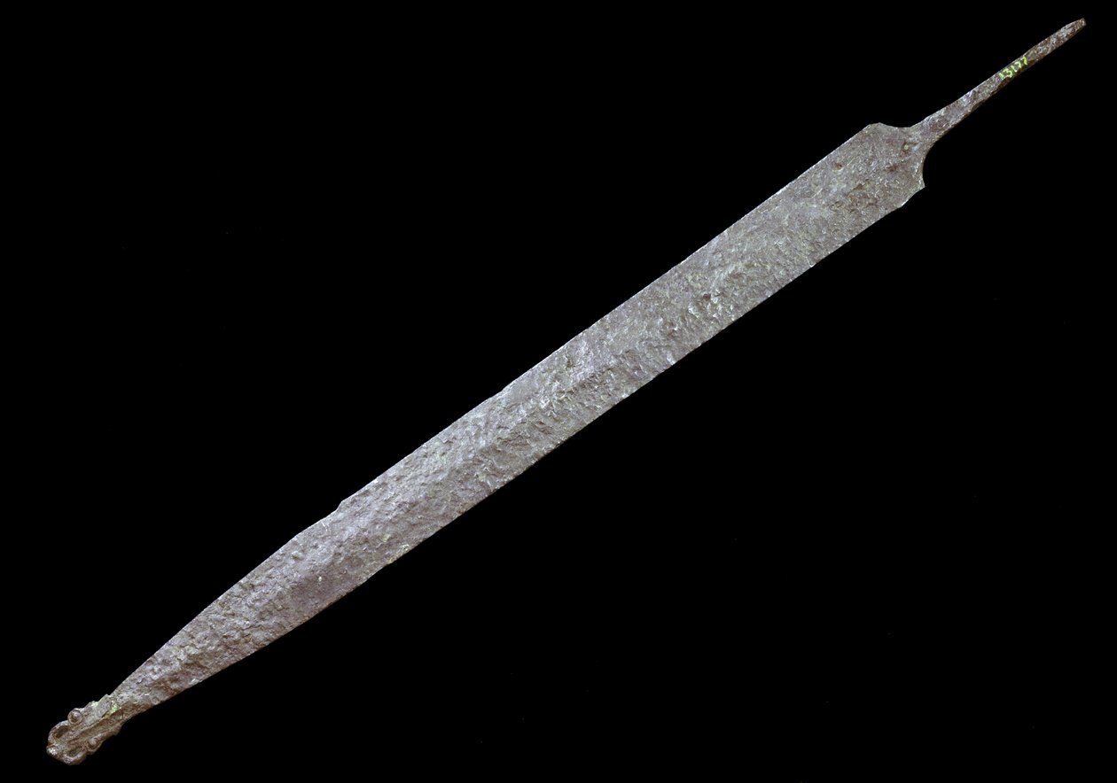 Gallia művészete: Iron Spee, vaskorszak (i. e. 400). Régiségek Múzeuma, Saint Germain en Laye. alkotó: Gaulish