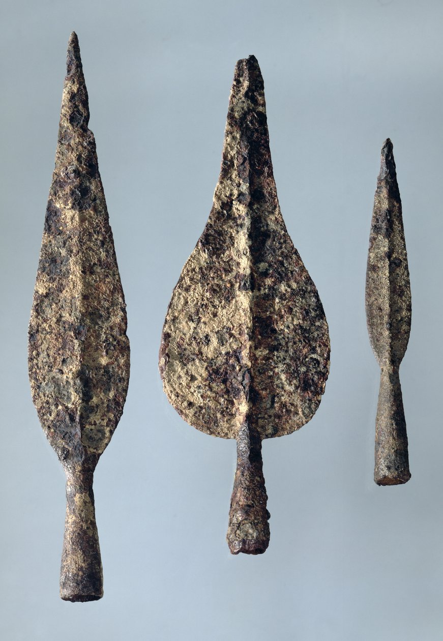 Lándzsa- és gerelyfejek, Kr. e. 475-300 (bronz) alkotó: Gaulish