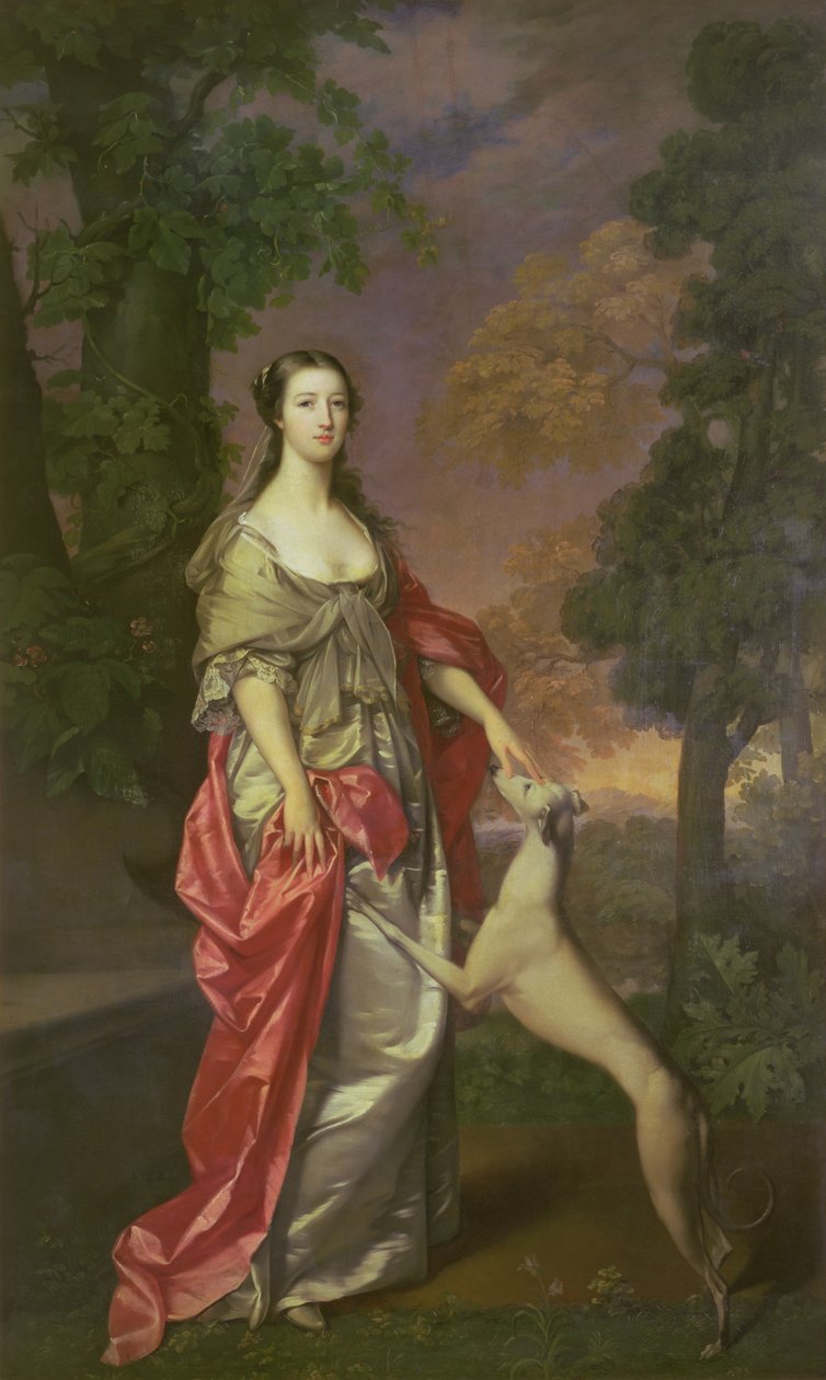 Elizabeth Gunning, Hamilton hercegnője, 1752-3 alkotó: Gavin Hamilton