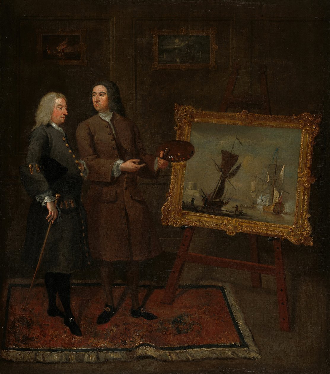 Thomas Walker és Peter Monamy, c. 1735. alkotó: Gawen Hamilton