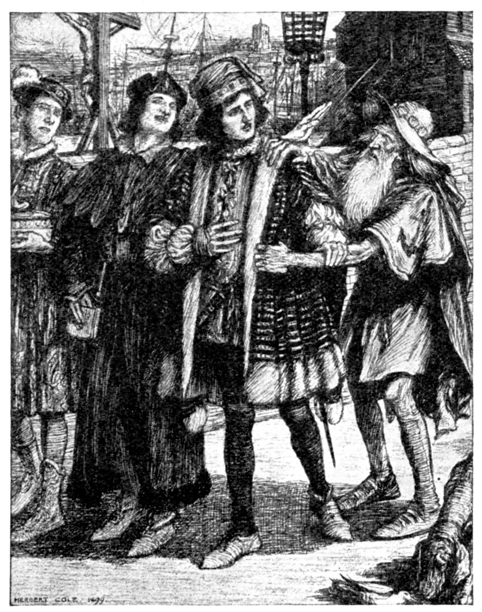 "Az ősi tengerész", 1923. alkotó: Gay and Hancock Ltd