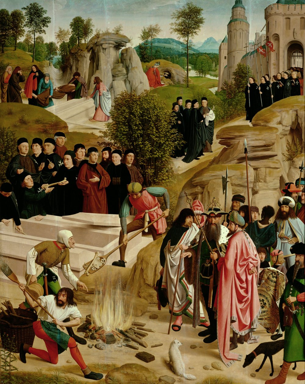 Keresztelő Szent János ereklyéinek legendája alkotó: Geertgen Tot sint Jans