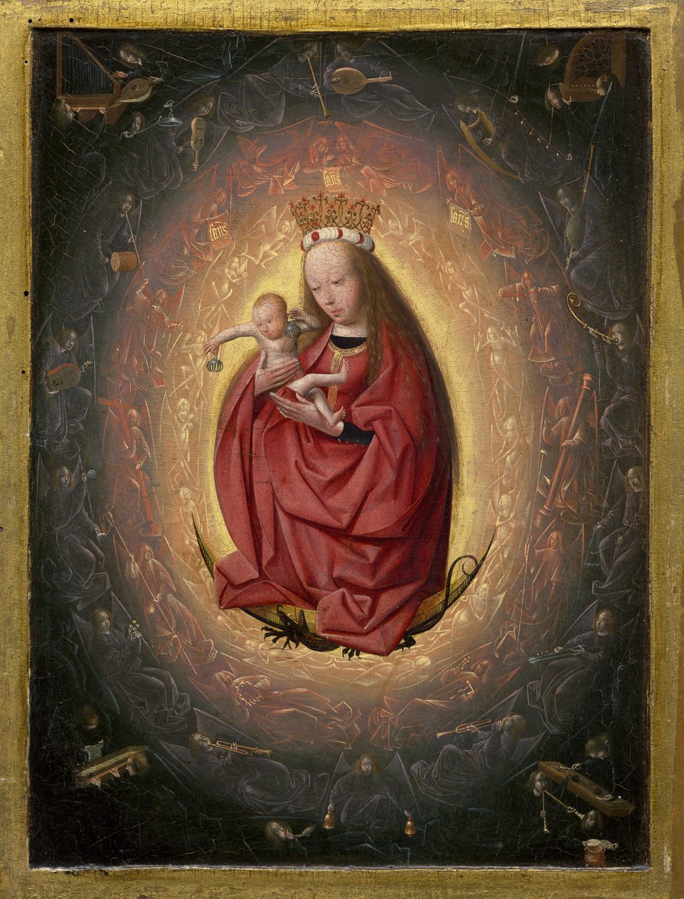 A Szűz megdicsőülése alkotó: Geertgen Tot sint Jans