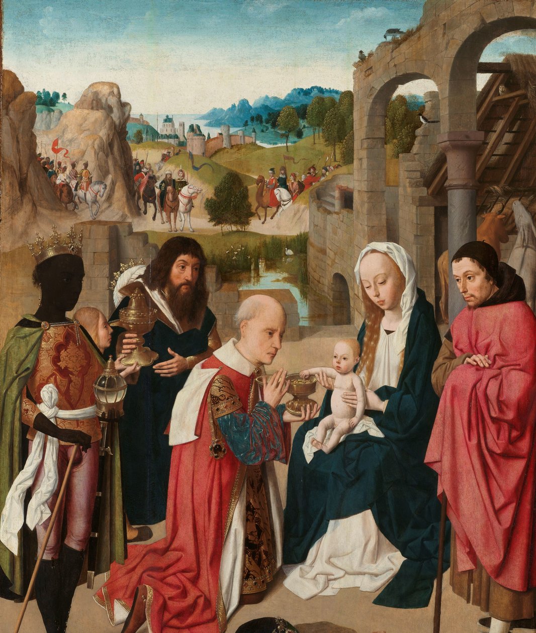 A mágusok imádása alkotó: Geertgen Tot sint Jans