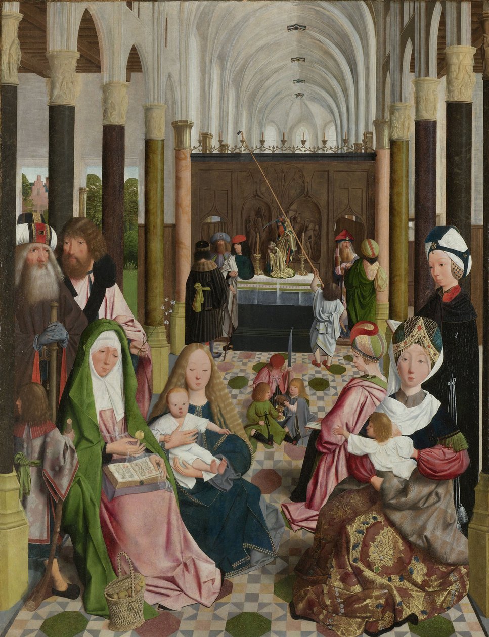 A szent rokonság, 1495 körül alkotó: Geertgen Tot sint Jans