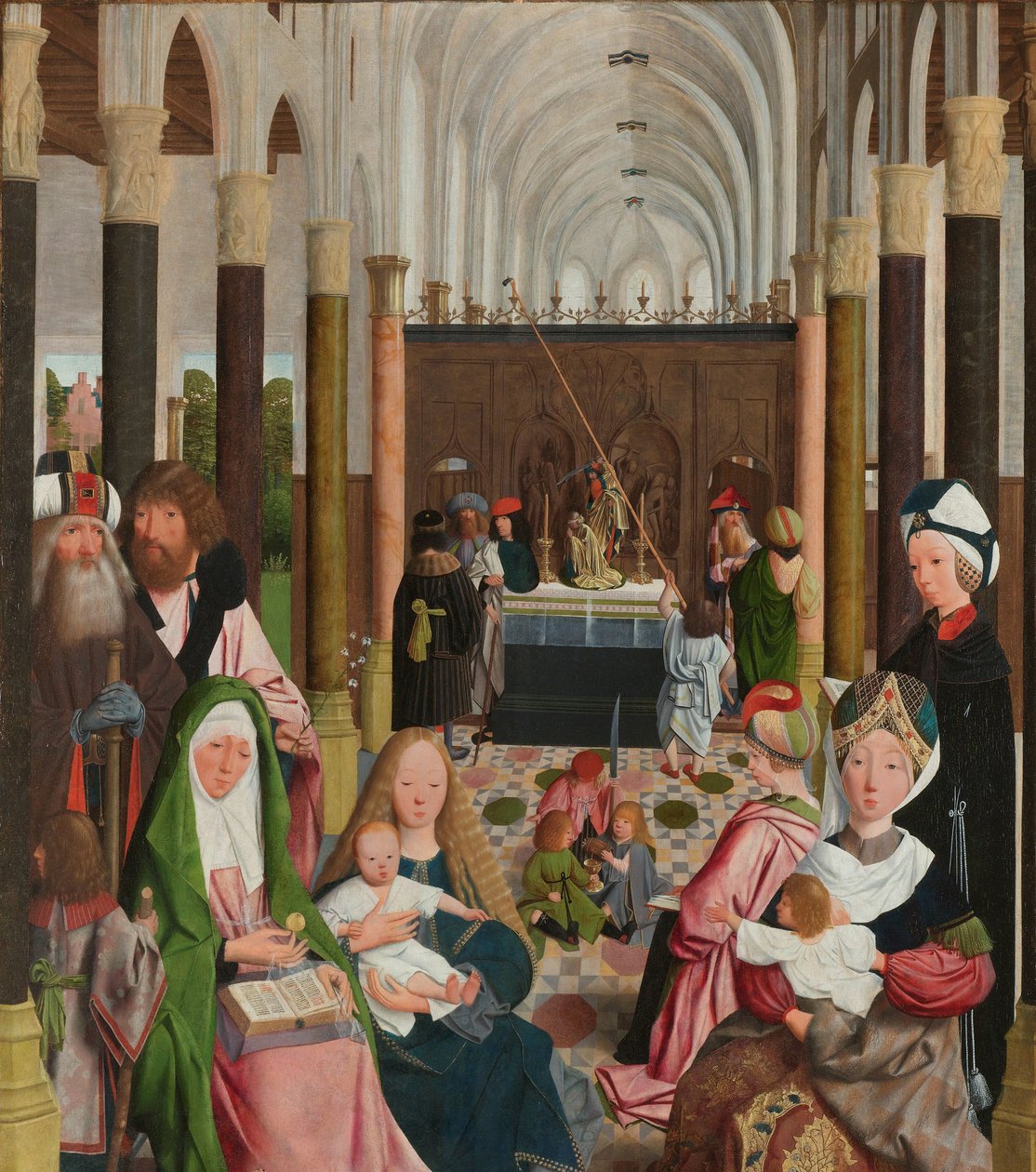 A szent rokonság alkotó: Geertgen tot Sint Jans (workshop of)