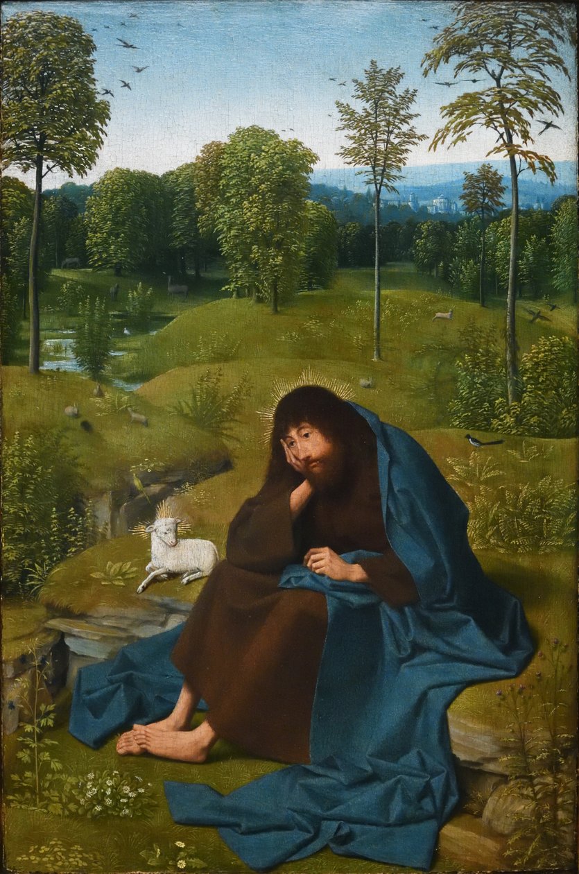 Keresztelő János a pusztában alkotó: Geertgen Tot sint Jans