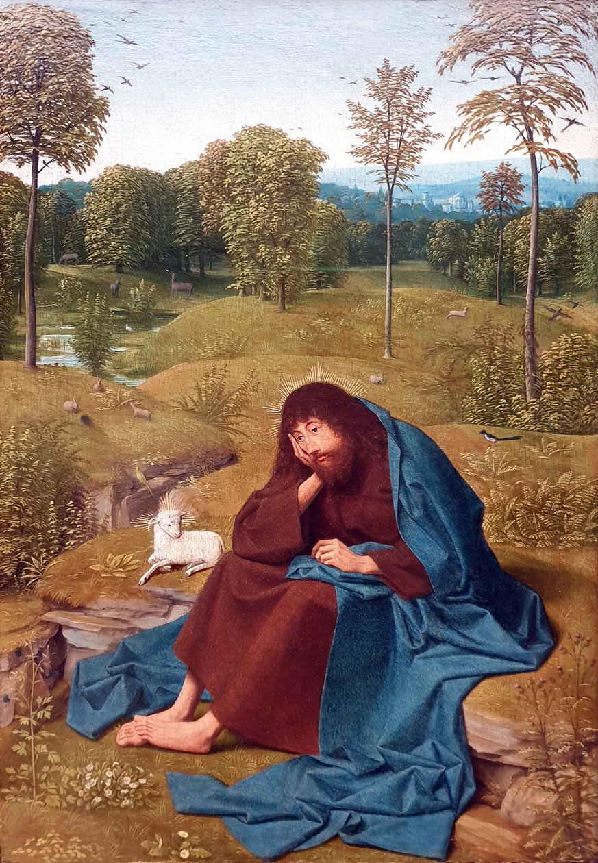 Keresztelő János a pusztában alkotó: Geertgen Tot sint Jans