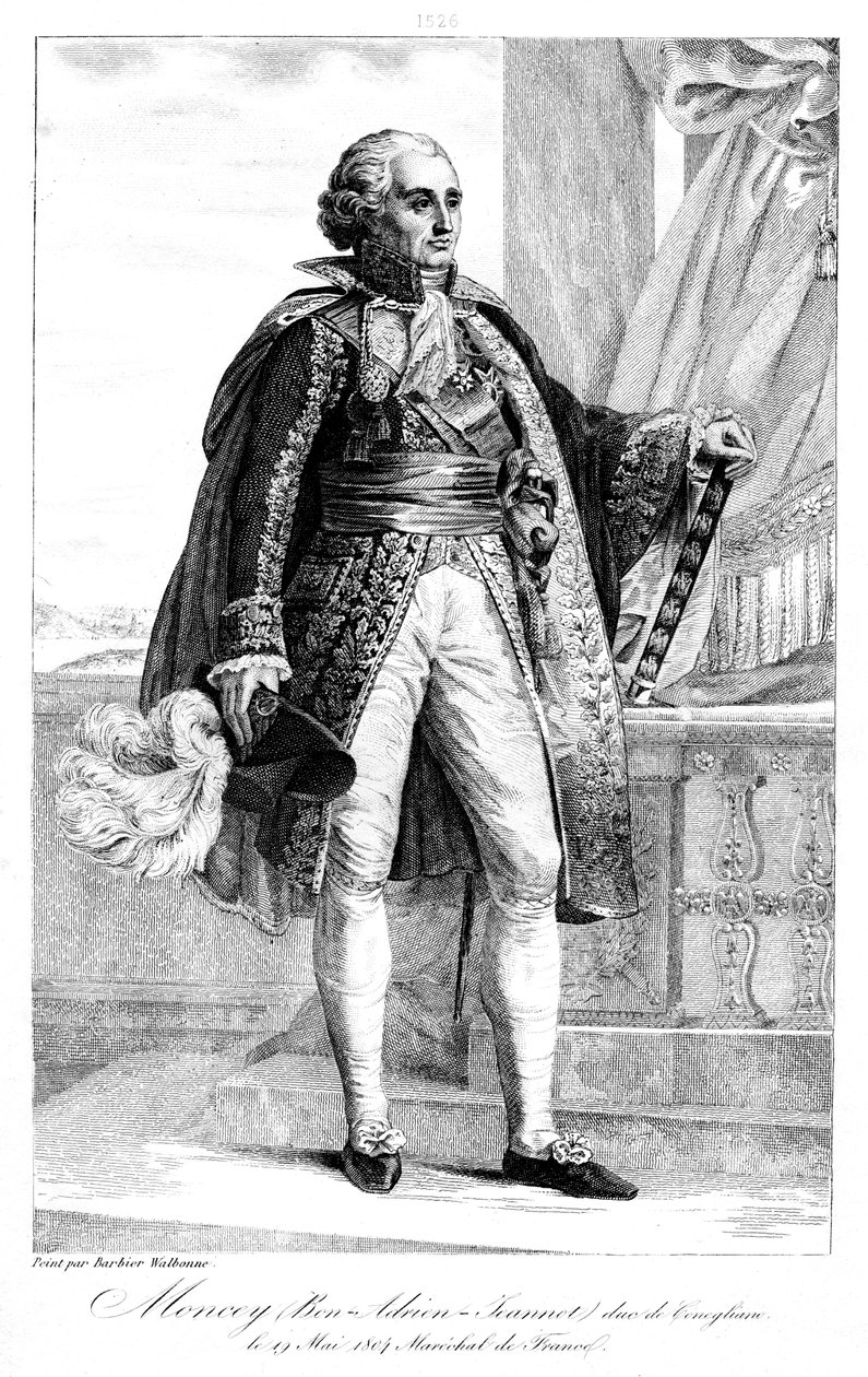 Bon Adrien Jeannot de Moncey 1754-1842, Franciaország marsallja, 1839. alkotó: Geille