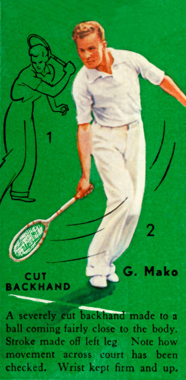 „G. Mako – Vágott hátra, 1935 alkotó: Gene Mako
