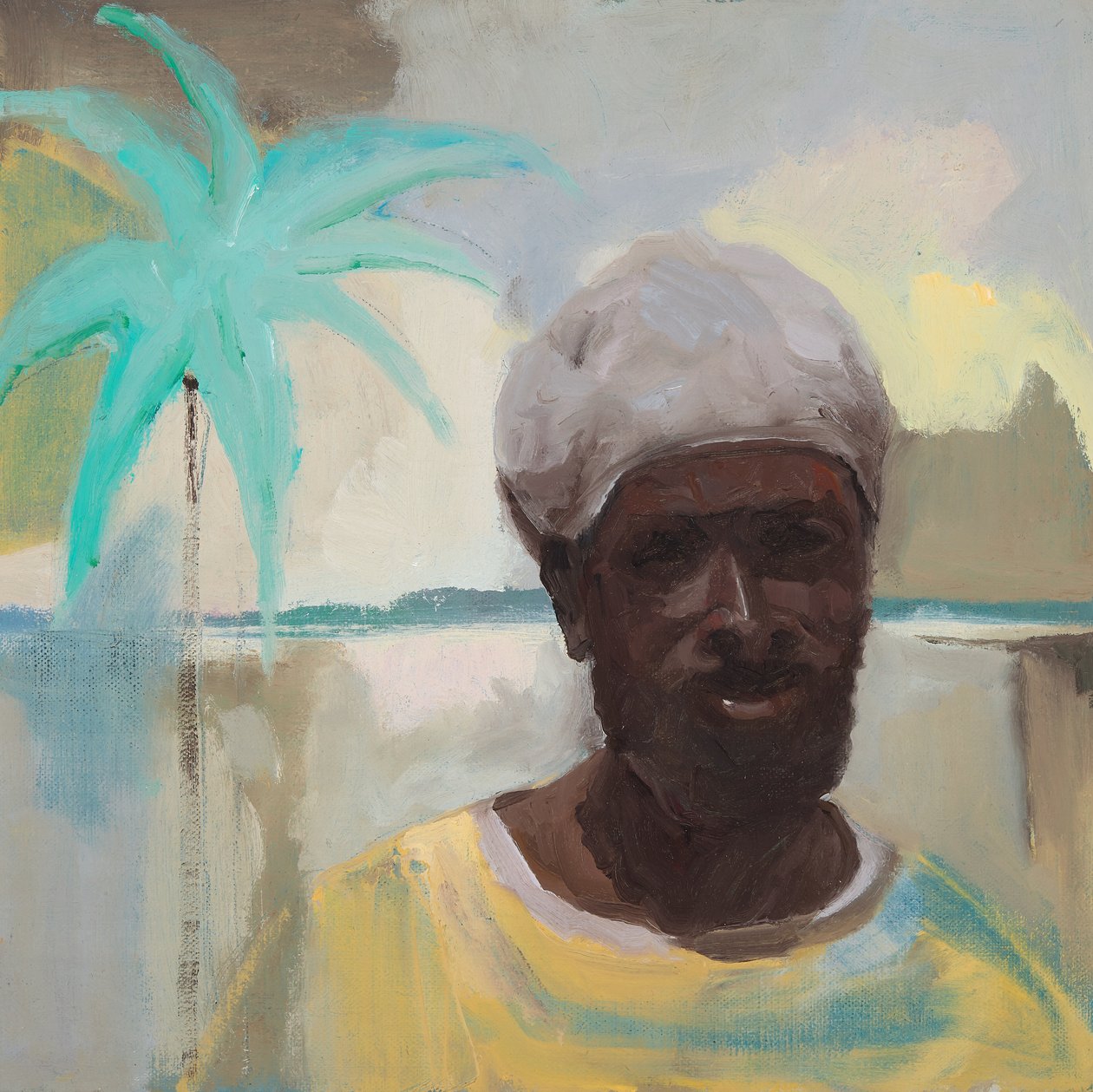 Antiguan Man, 2019 (olaj, vászon) alkotó: Genevieve French
