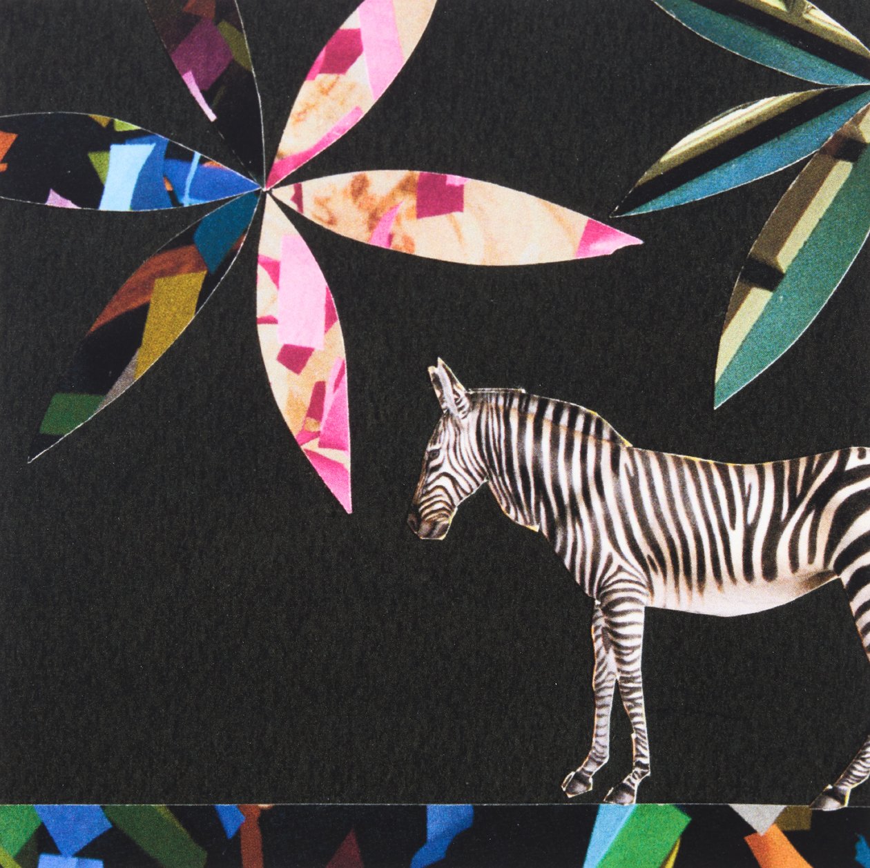 Olasz zebra, 2019 (kollázs) alkotó: Genevieve French