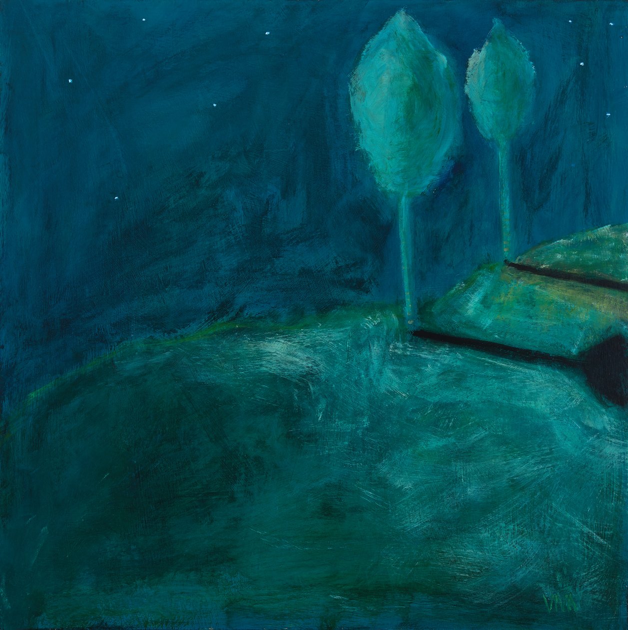 Stand Together, 2018 (akril, tábla) alkotó: Genevieve French