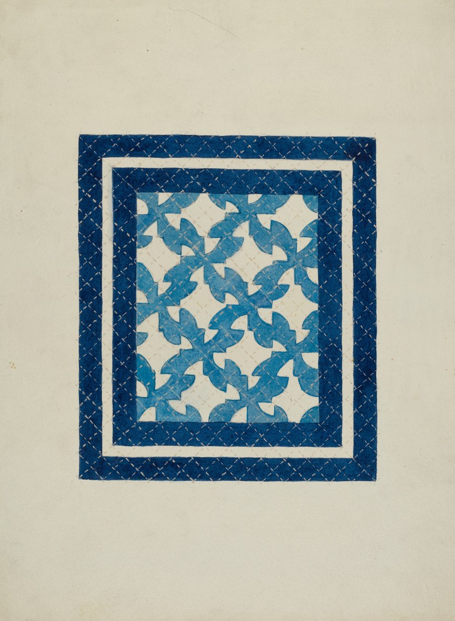 Patchwork paplan alkotó: Genevieve Sherlock