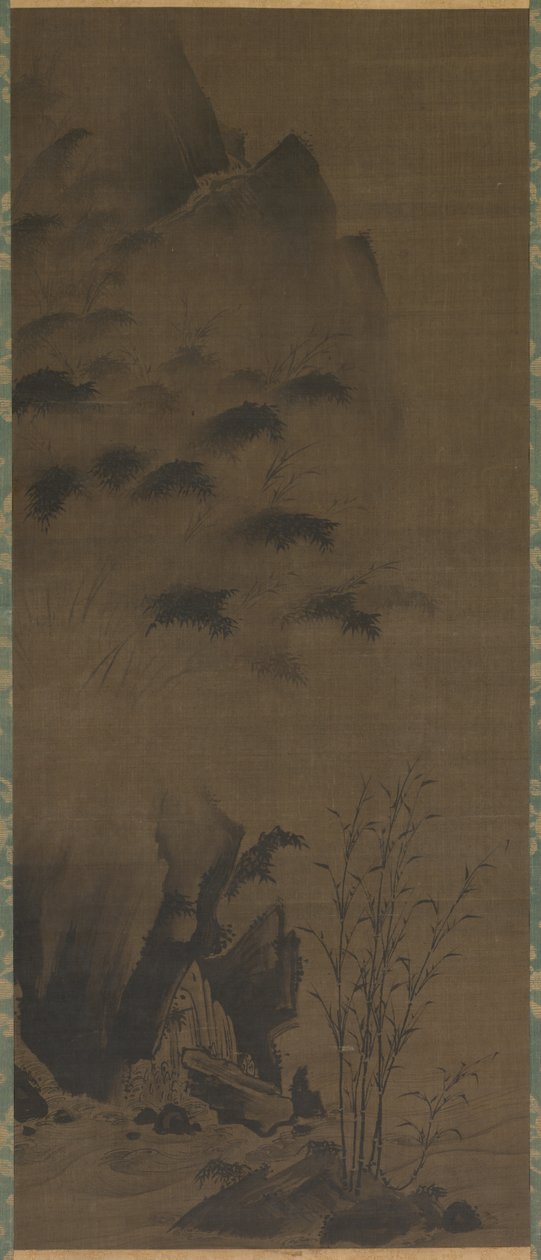 Bamboo in Rain, Bamboo in Wind, 1500-as évek eleje. alkotó: Genga