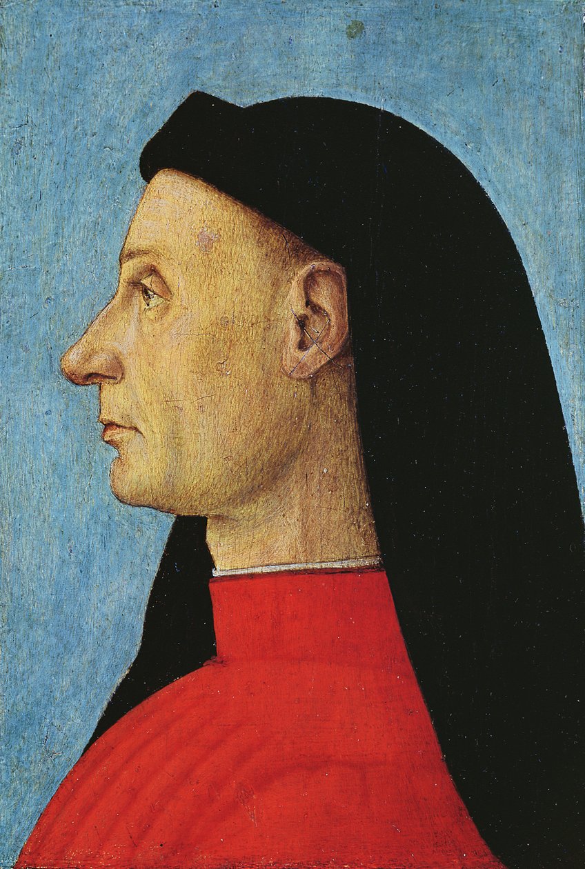 Egy férfi portréja alkotó: Gentile Bellini