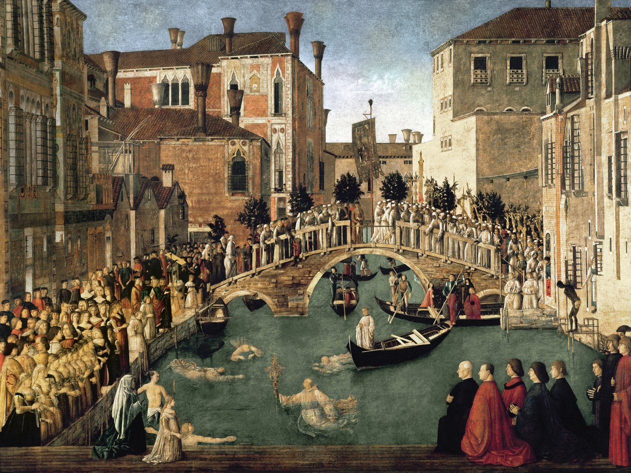 A kereszt csodája a San Lorenzo hídon, 1500 (részletekért lásd: 61115) alkotó: Gentile Bellini