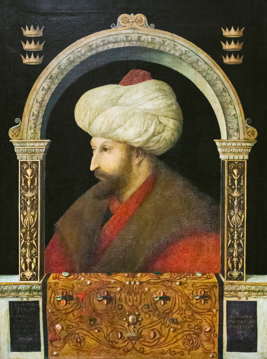 Mohamed szultán E alkotó: Gentile Bellini