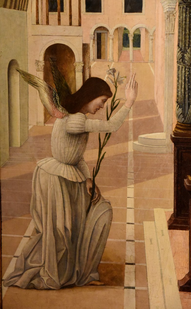 Az Annunciáció alkotó: Gentile Bellini
