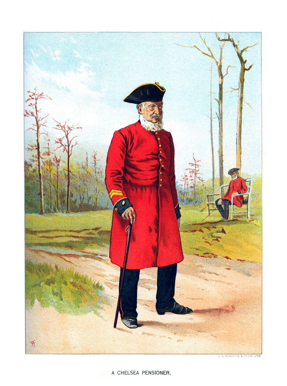 Chelsea nyugdíjas, 1890. alkotó: Geoffrey Douglas Giles