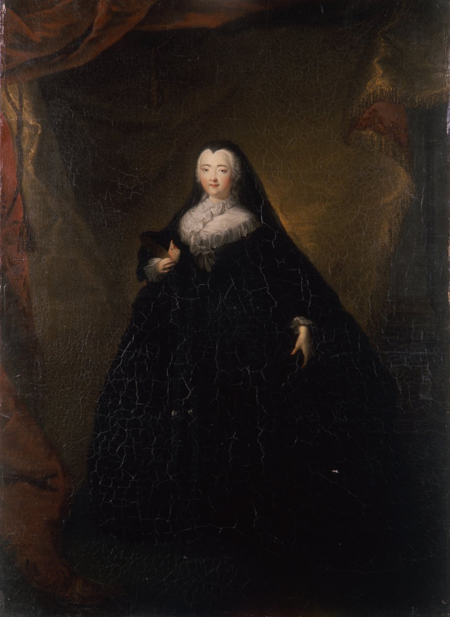 Erzsébet császárné fekete dominóban, 1748 alkotó: Georg Christoph Grooth