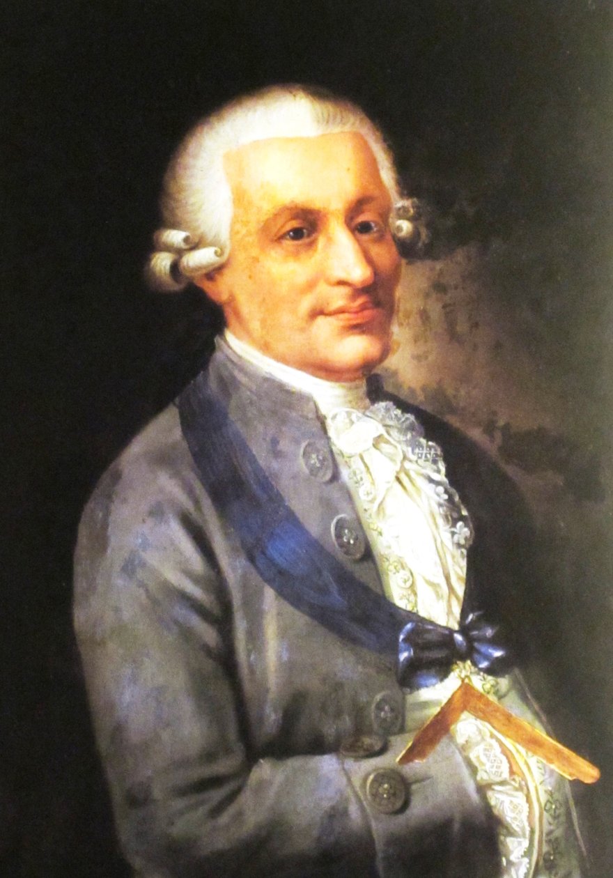 Johann Carl Dähnert (1719-1785) portréja alkotó: Georg David Matthieu