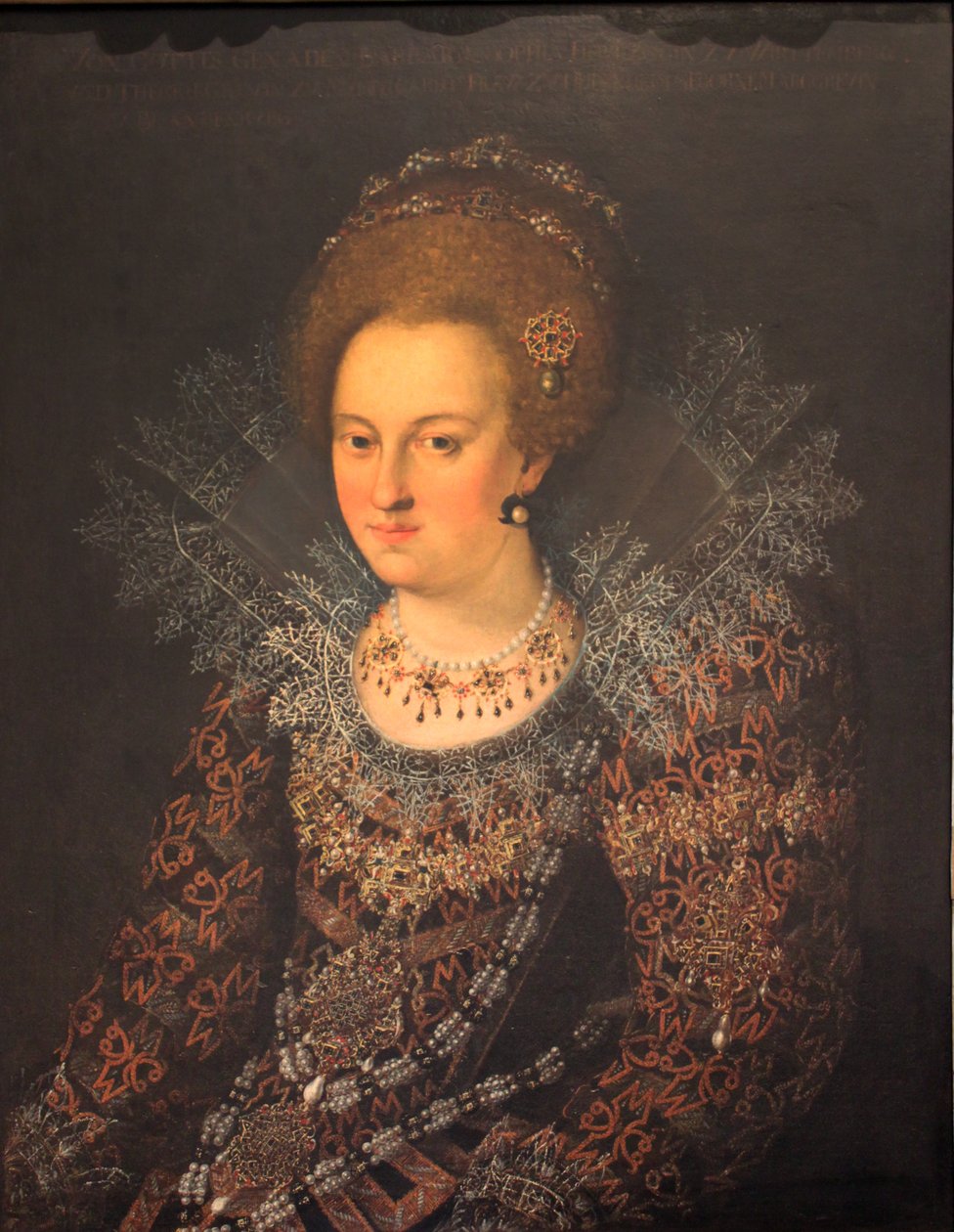 Brandenburgi Barbara Sophie portréja alkotó: Georg Donauer