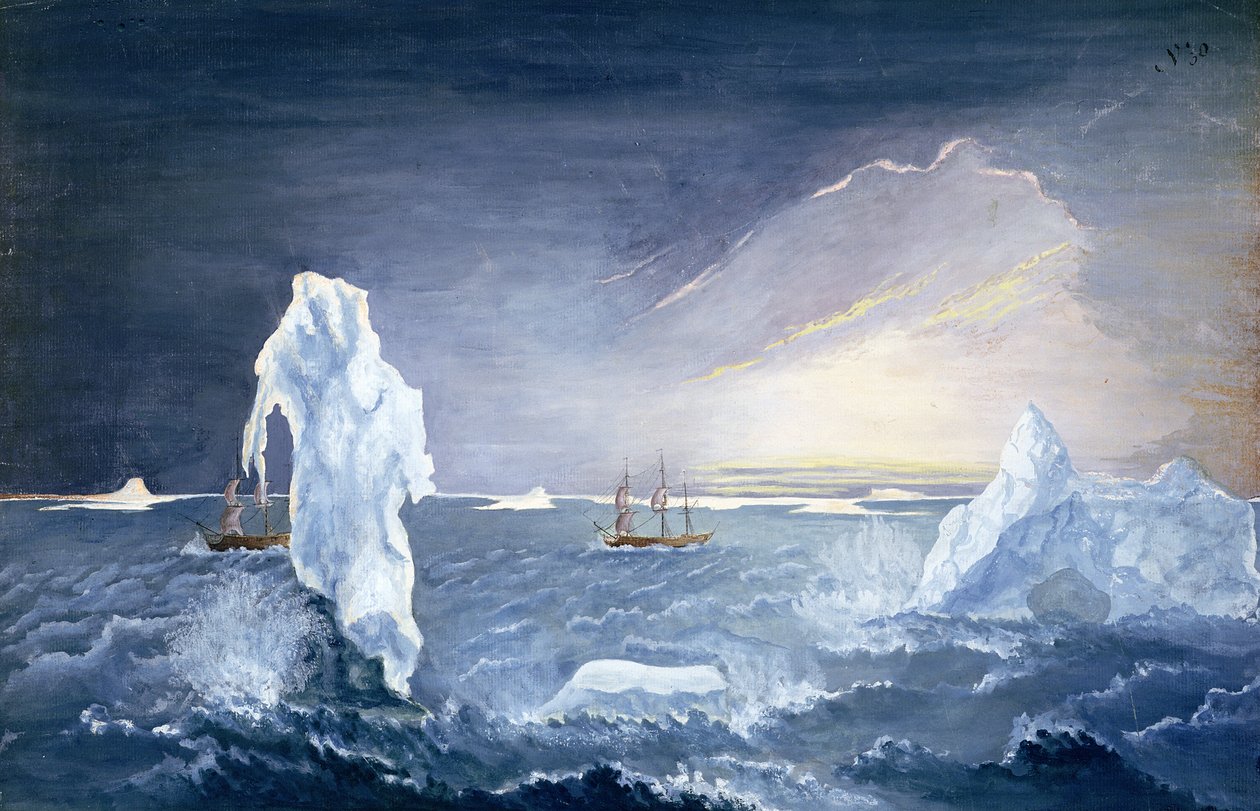 Arctic Sea Glow alkotó: Johann Georg Adam Forster