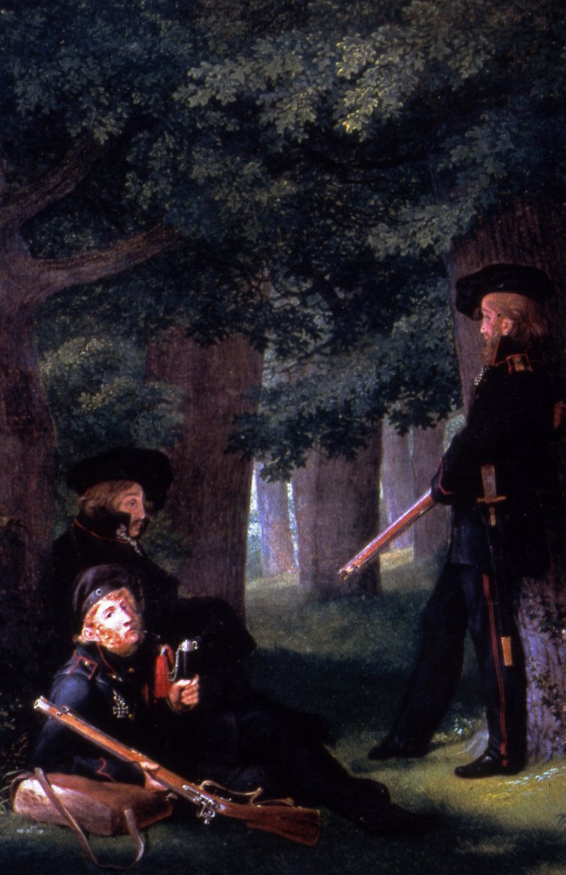 Az előőrsökön alkotó: Georg Friedrich Kersting