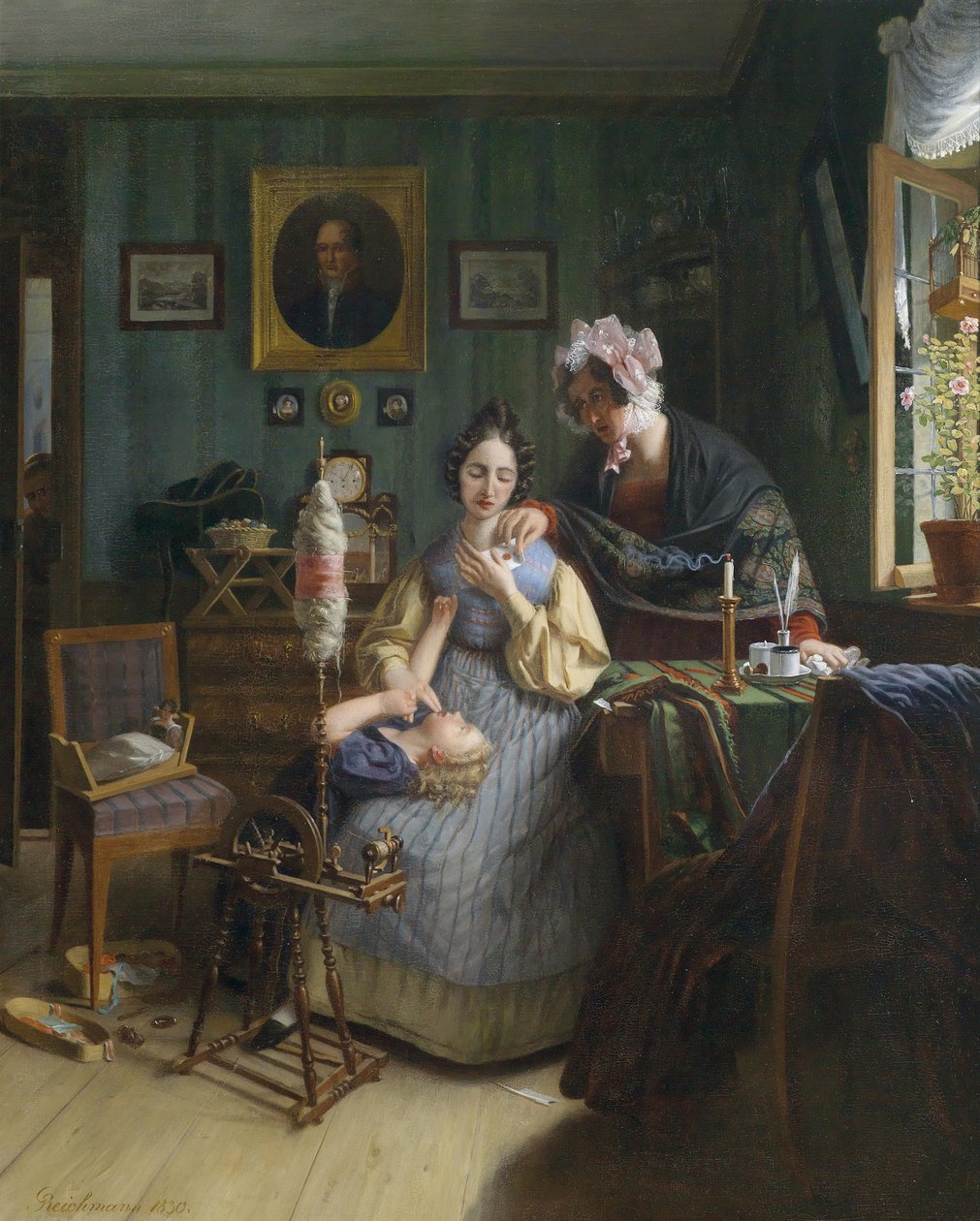 A hallott fonó alkotó: Georg Friedrich Reichmann