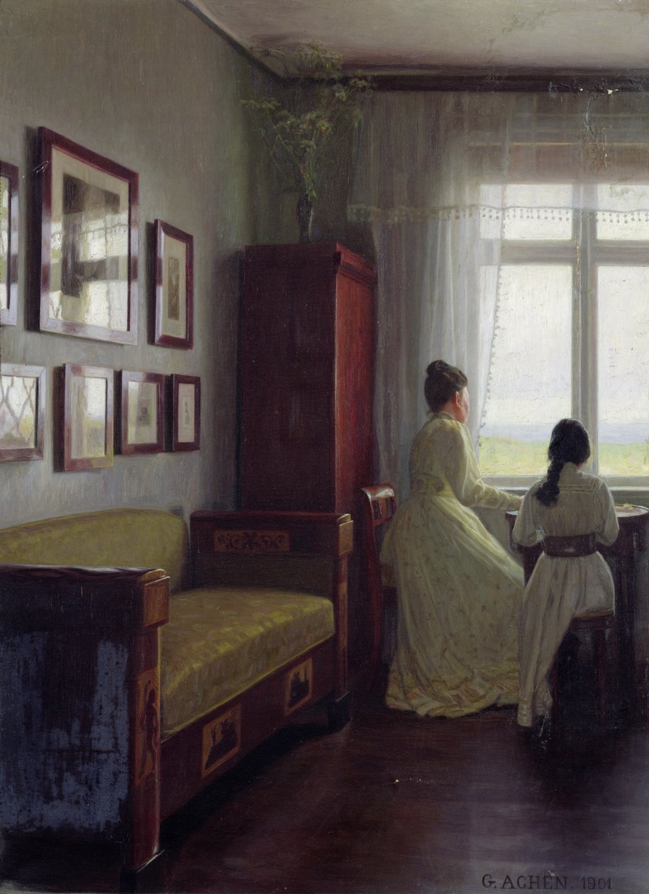 Belső, 1901 alkotó: Georg Nicolai Achen