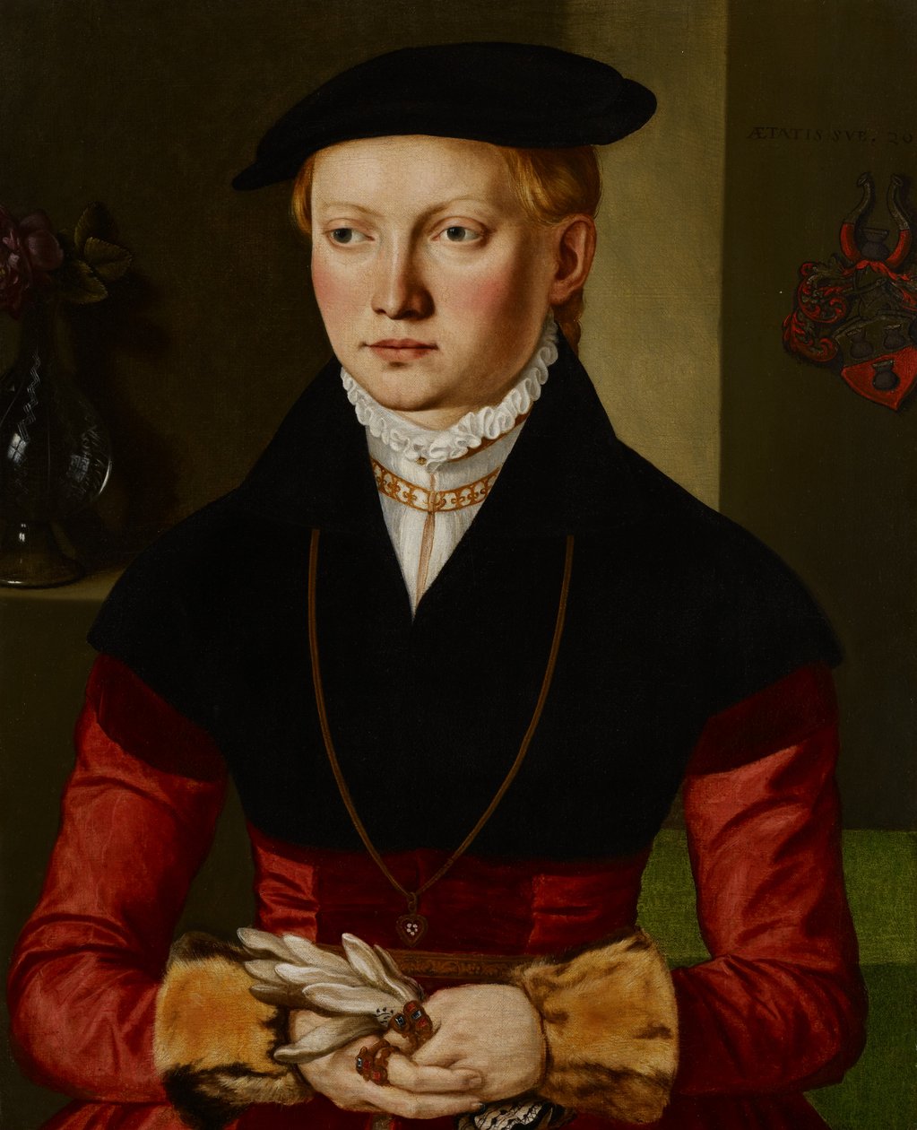 Egy lány portréja, 1545 körül alkotó: Georg Pencz