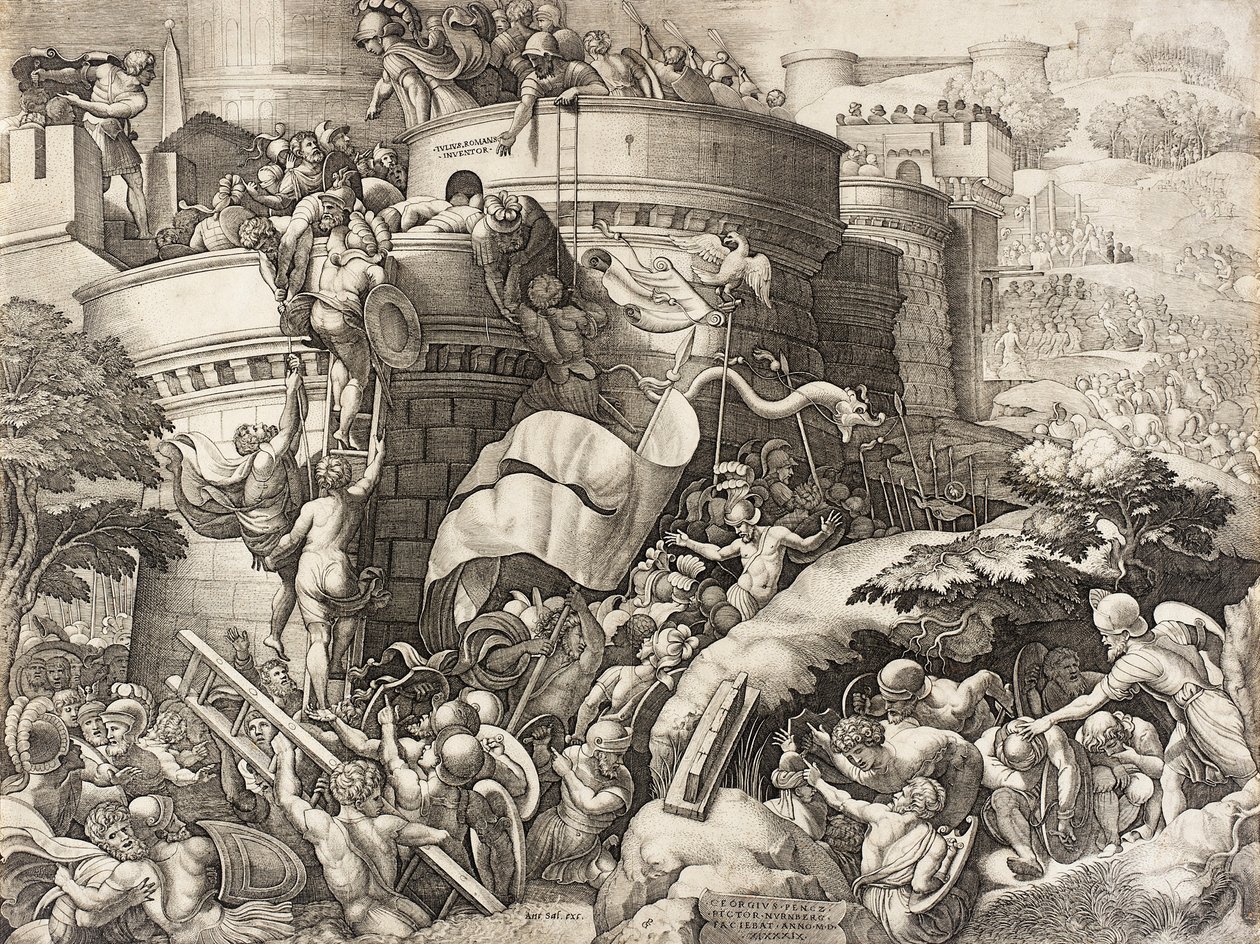 Karthágó elfoglalása, 1539 alkotó: Georg Pencz
