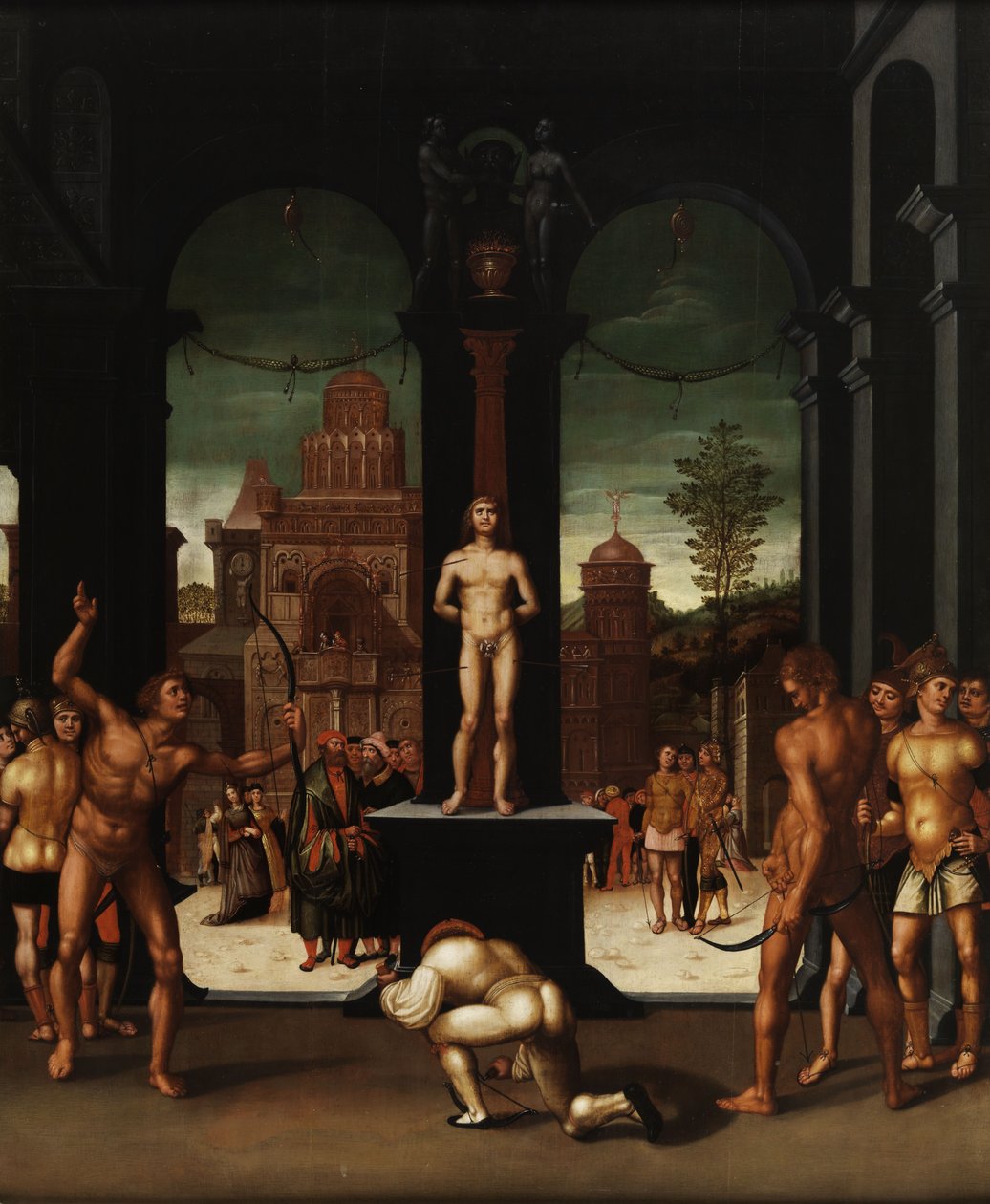 Szent Sebestyén mártíromsága alkotó: Georg Pencz