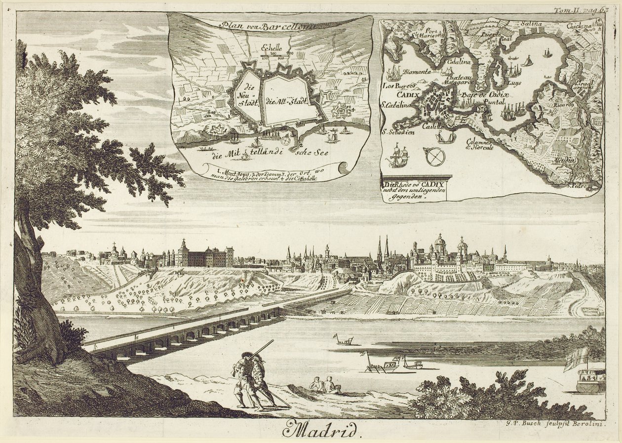 Madridi panoráma alkotó: Georg Paul Busch