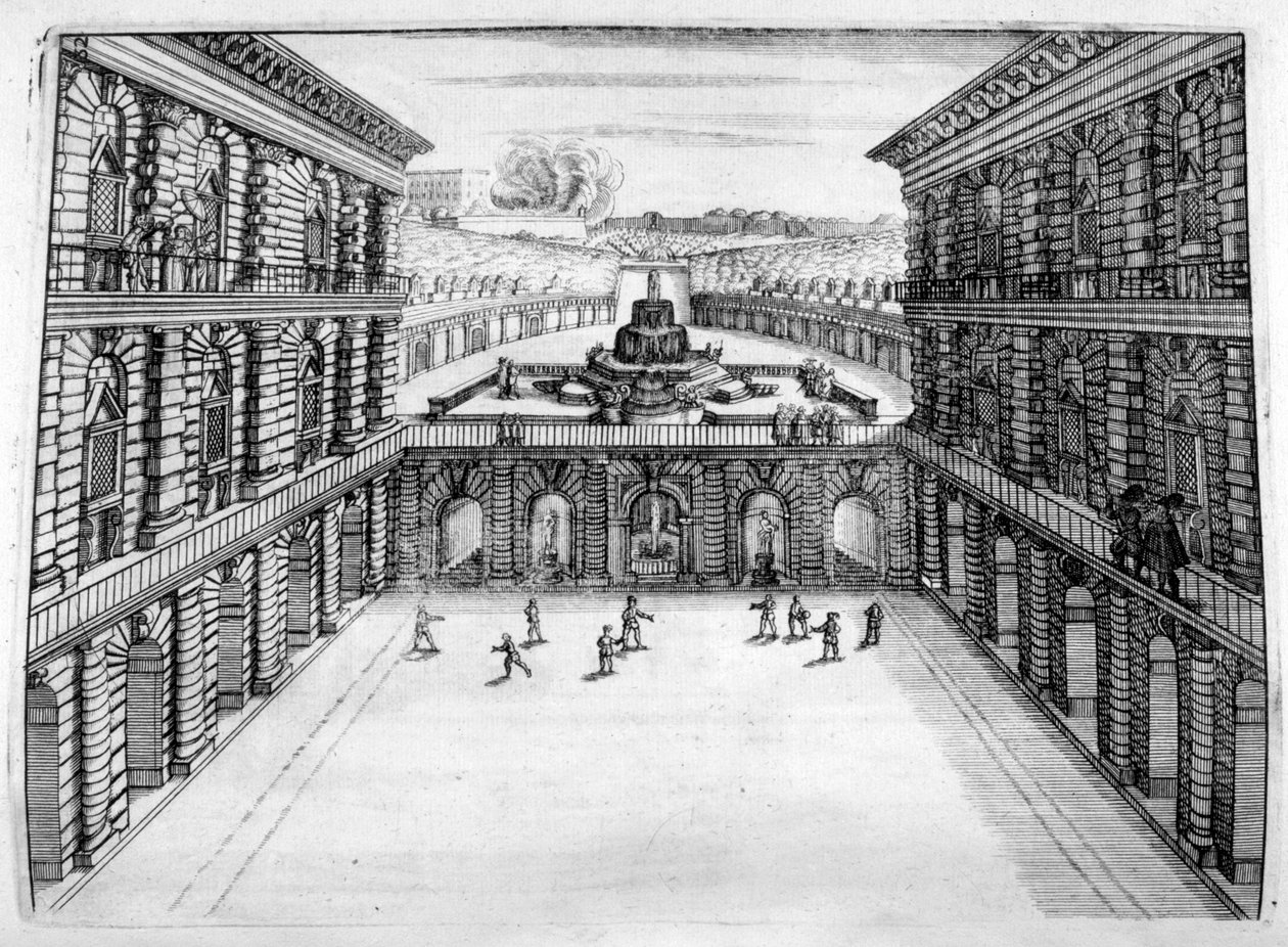 Kastély- és kerttervezés, 1664 alkotó: Georg Andreas Bockler