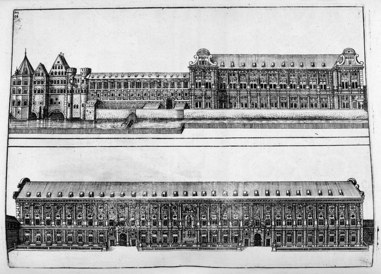 Kastélyterv, 1664 alkotó: Georg Andreas Bockler