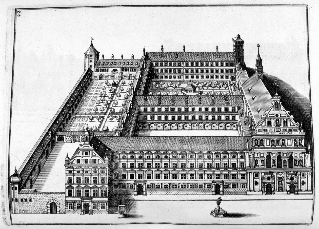 Kastélyterv, 1664 alkotó: Georg Andreas Bockler