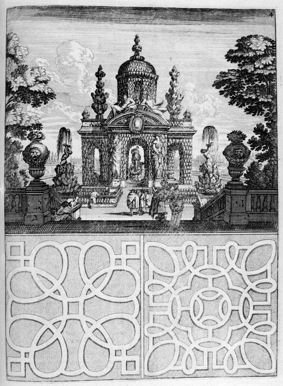 Ház- és kerttervezés, 1664 alkotó: Georg Andreas Bockler