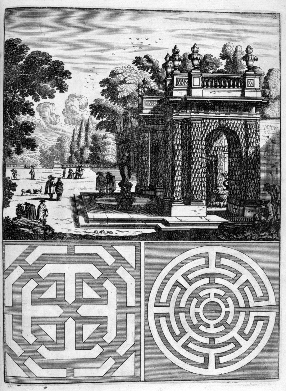Ház- és kerttervezés, 1664 alkotó: Georg Andreas Bockler