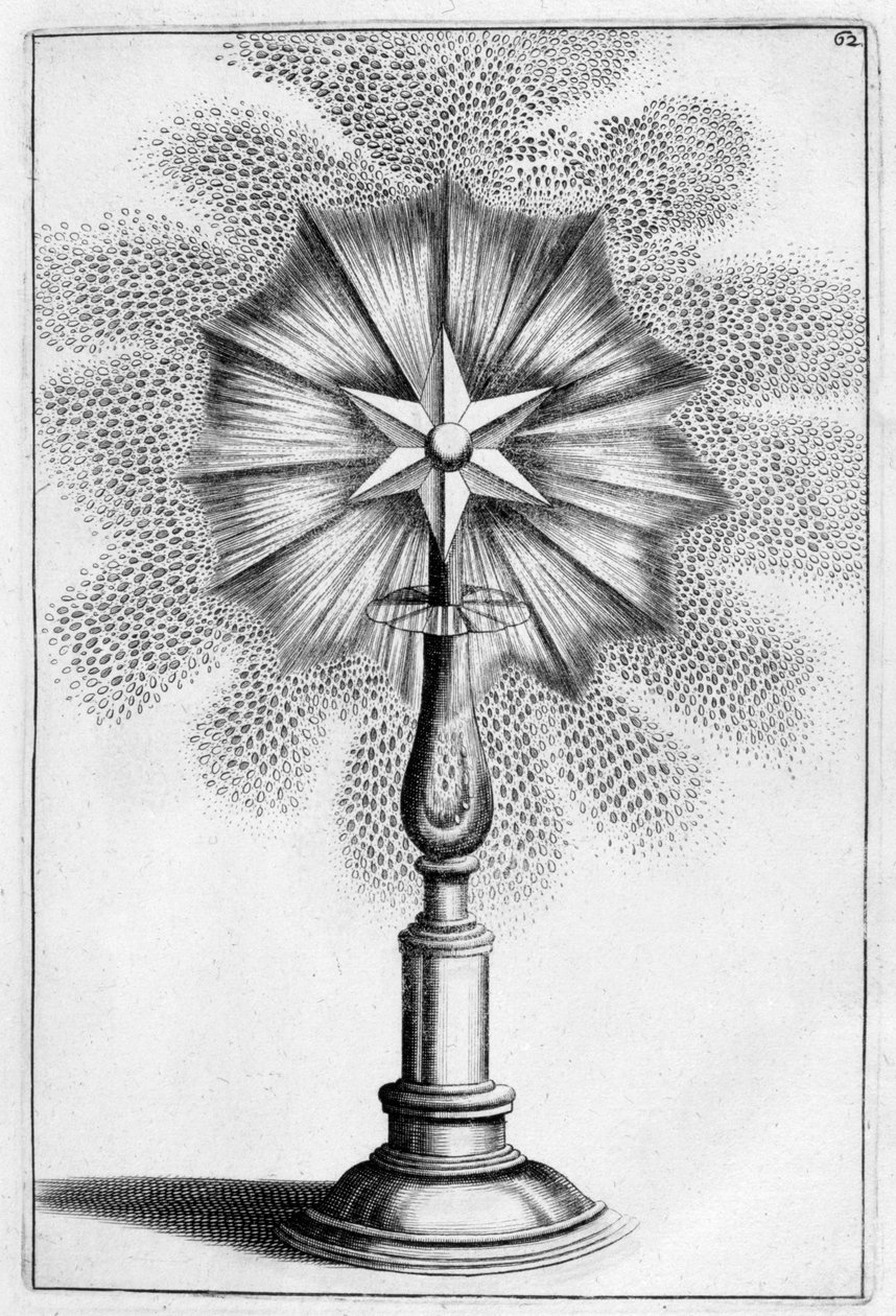 Csillagdísz szökőkút-terv, 1664 alkotó: Georg Andreas Bockler