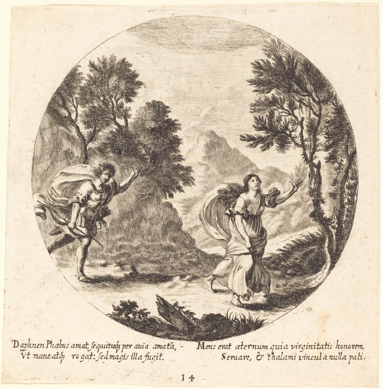 Apollo és Daphne alkotó: Georg Andreas Wolfgang the Elder