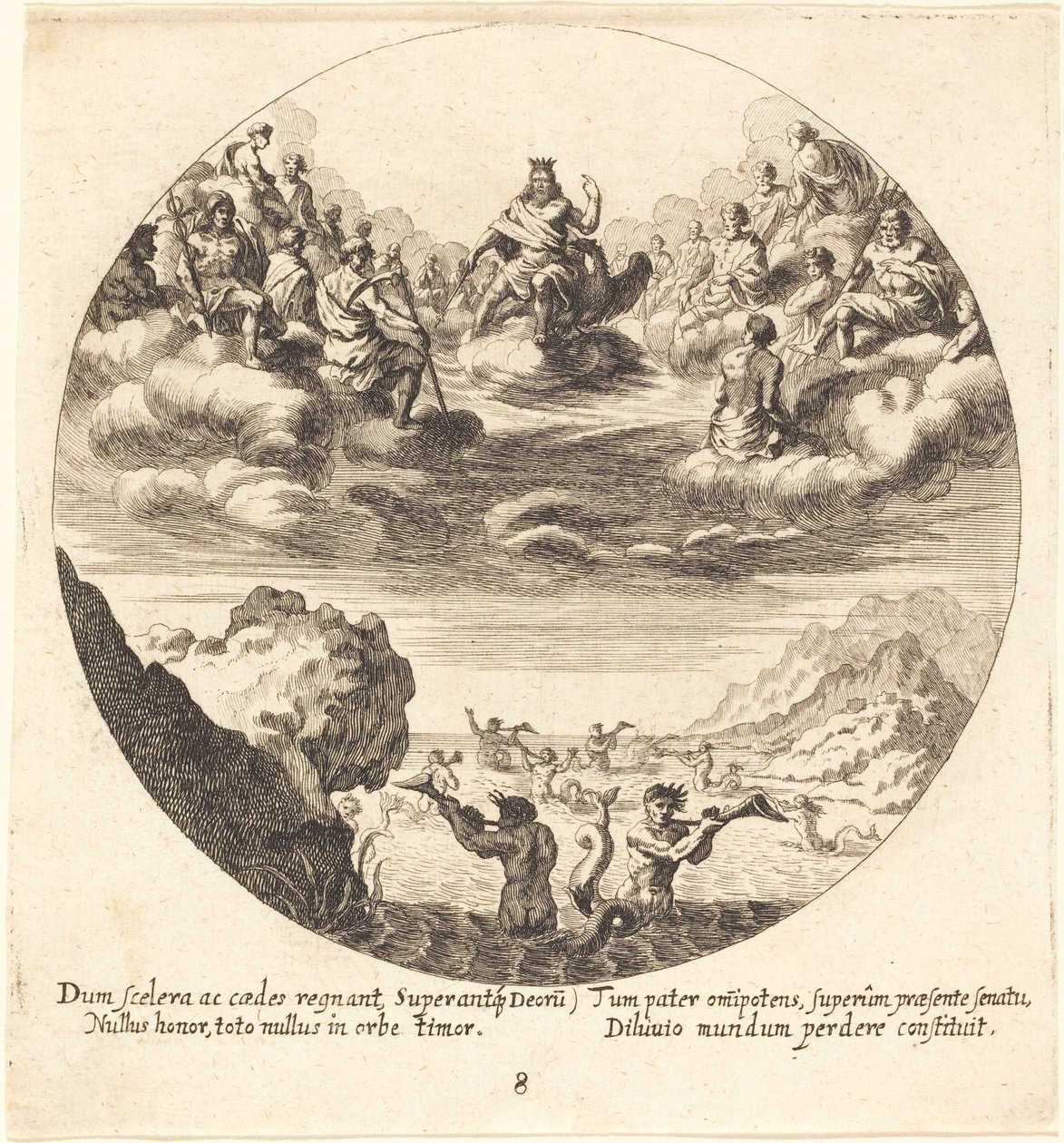 Jove és az istenek alkotó: Georg Andreas Wolfgang the Elder