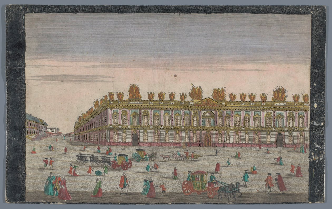 A berlijni arzenál neve A királyi kilátás Arsenals, a Cron.Prinzl ellen. Palota Berlinben alkotó: Georg Balthasar Probst (possibly)